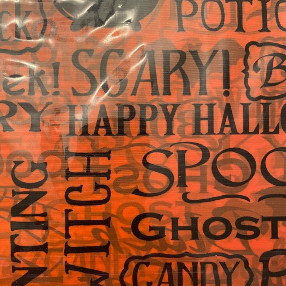 NEW 1 pack Plastic Tablecloth Halloween , 54 in x 84 in